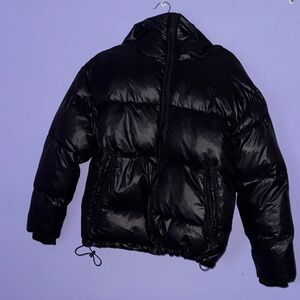 Garage Black Jacket with Cream Trim